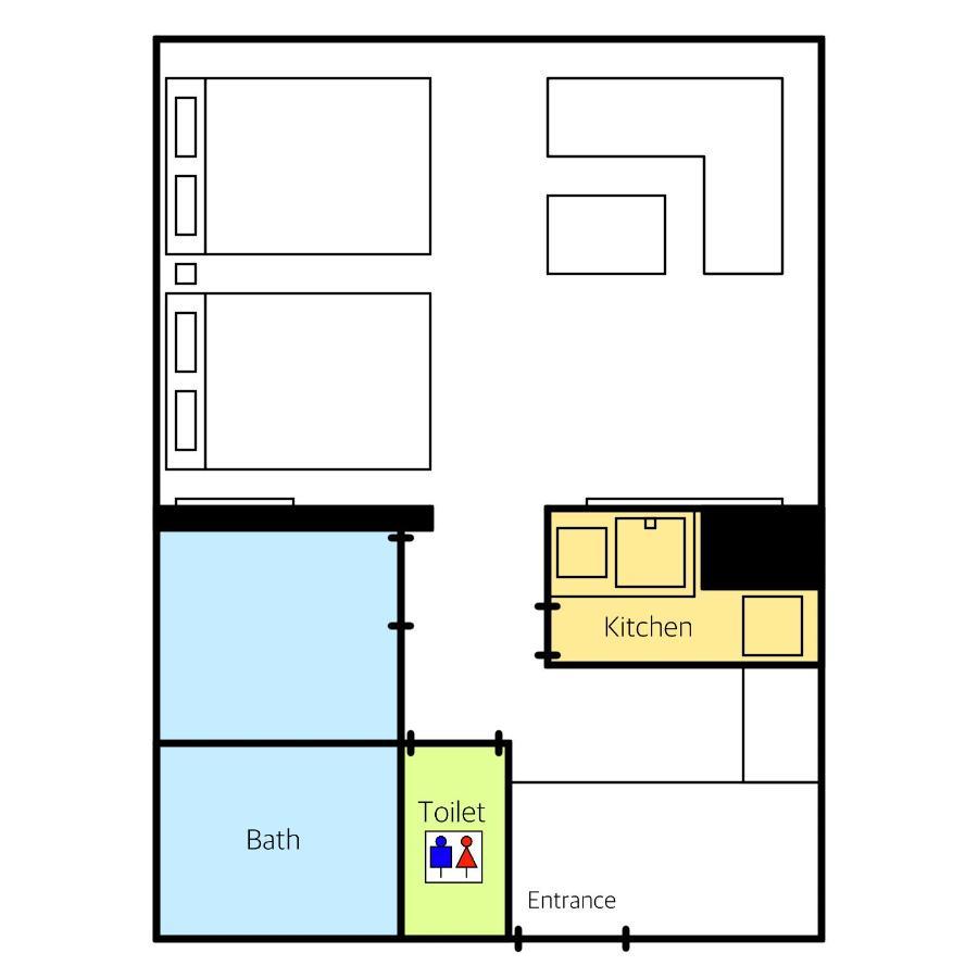 Grand Base Hakata Premium Apart otel Fukuoka  Dış mekan fotoğraf
